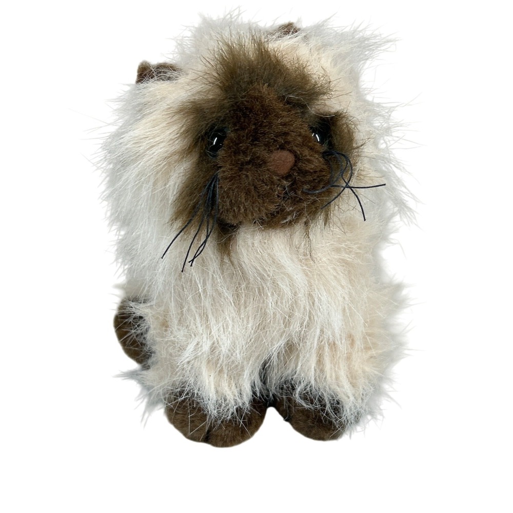 GANZ Himalayan Cat‎ 10" Plush Webkinz Cream Brown Long Hair